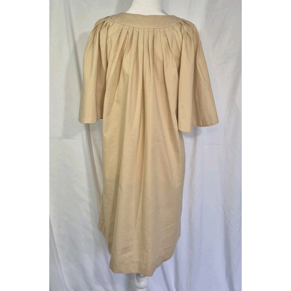 New Pomander Place Tuckernuck Khaki Finley Flutter Sleeve Mini Dress Small - Picture 7 of 9